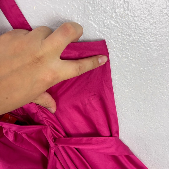 Hugo Boss Fuchsia Pink Halter Shift Dress - Picture 6 of 8
